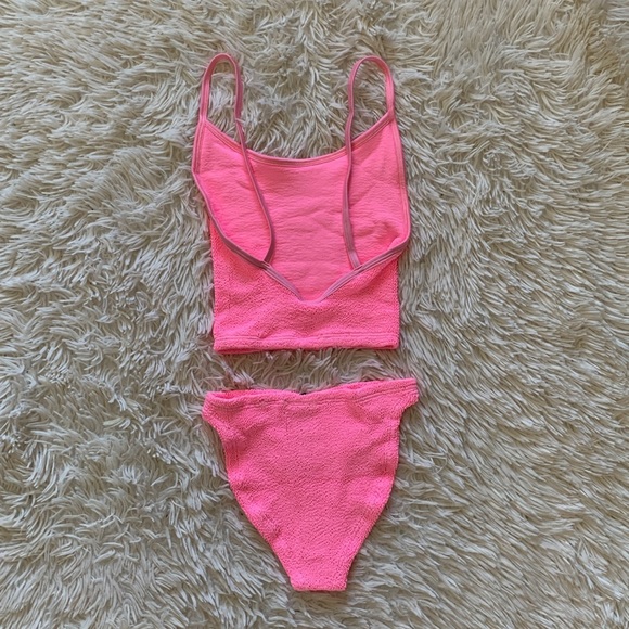 NWT Hunza G bikini set in bubblegum - Picture 6 of 8